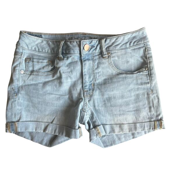 American Eagle Outfitters Light Blue Jean Shorts - Picture 1 of 6
